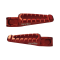 Pedane pilota Aprilia RS660-Tuono rosse 2S002425