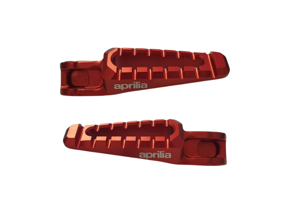 Genuine red Footpegs Aprilia for RS660 / TUONO – Part No. 2S002425