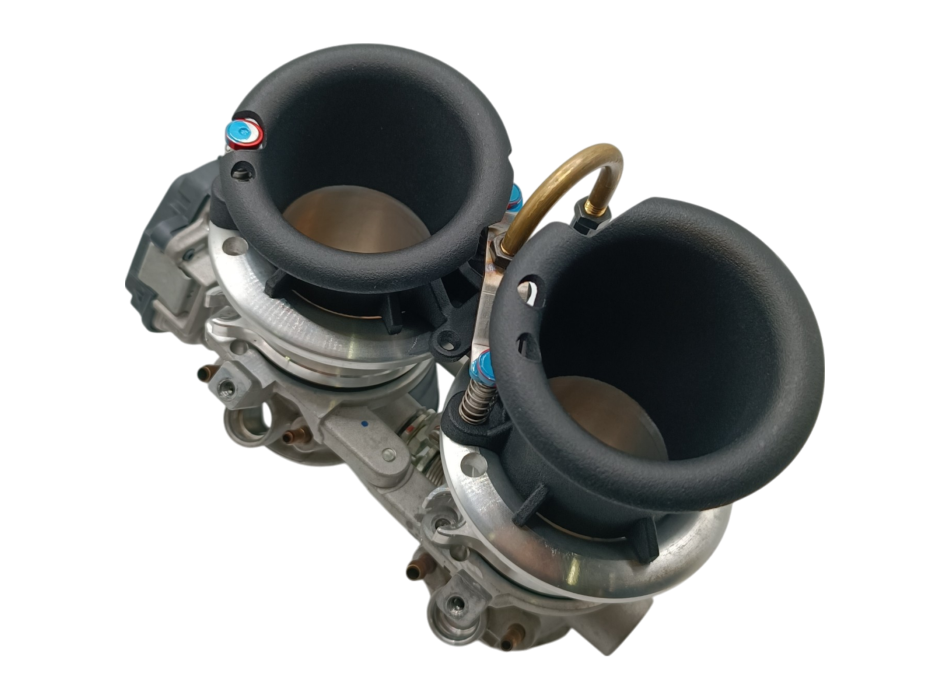 GRT Oversized Throttle Bodies and Variable Intake Stacks - RS660, Tuono 660