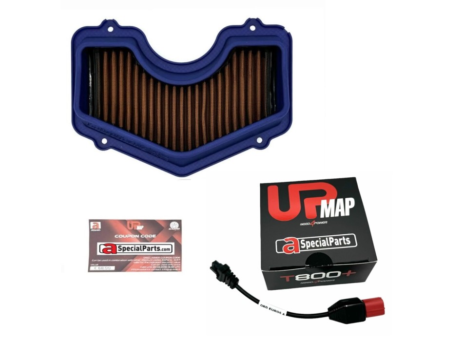 GRT Stage 2 Airbox Kit Aprilia Tuareg 660 with Sprint Filter P08 and UpMap