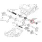 Ingranaggio 6 velocità su albero primario per Aprilia 660 art. 1A019958 (Ex 1A018887)