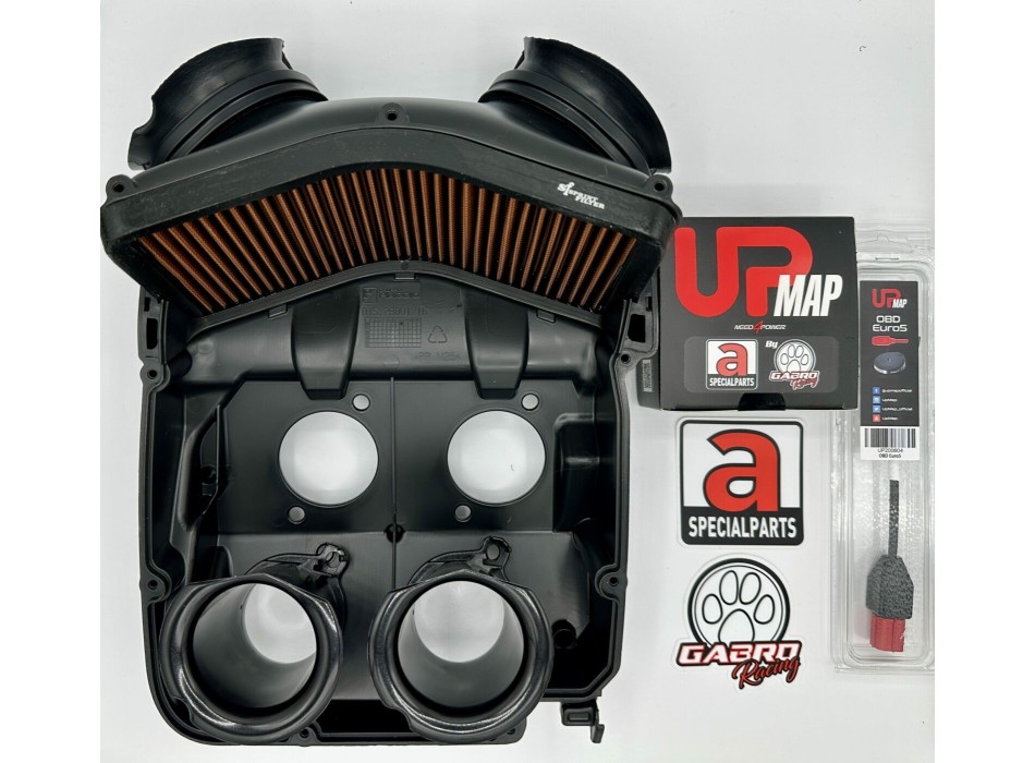 Kit Airbox Stage 3 Aprilia Tuono V4 1100 2021-2024 with UpMap and SPARK Titanium Headers