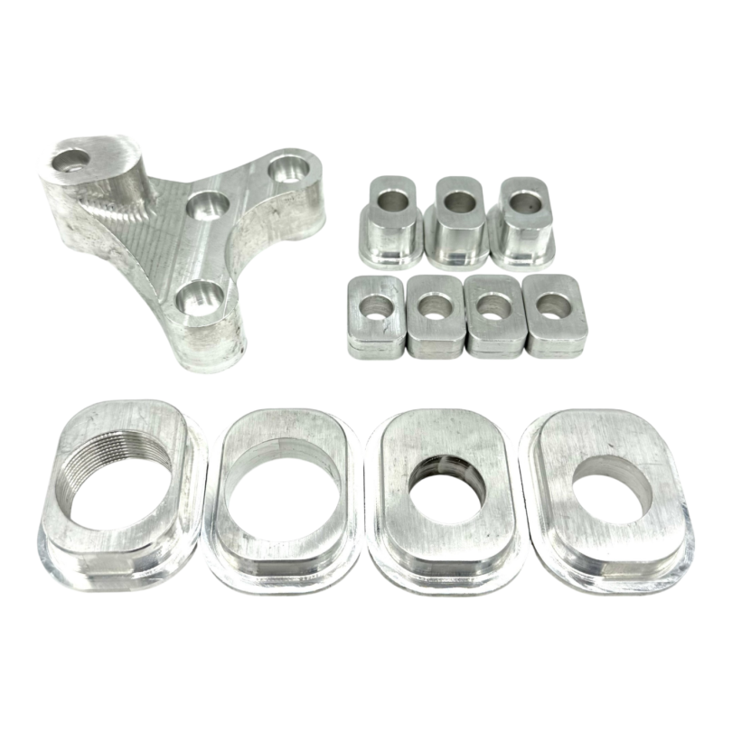 Kit supporti motore a 0 e pivot forcellone +/- 2,5mm