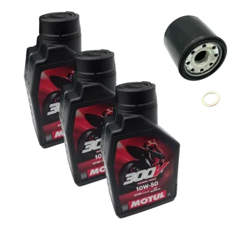 Kit tagliando 3 litri RS660 / Tuono 660 con Motul 300V 10W50