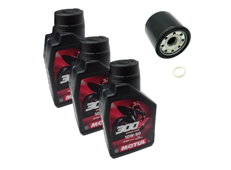 Kit tagliando 3 litri RS660 / Tuono 660 con Motul 300V 10W50