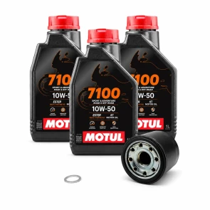 KIT TAGLIANDO 3 LITRI RS660 TUONO 660 CON MOTUL 7100 10W50