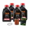 Kit Tagliando 4 Litri Motul 7100 15w50 + Filtro Corto Per Rsv/tuono New/old
