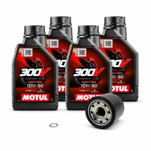 Kit Tagliando 4 Litri Rsv4 Tuono V4 Con Motul 300v 10w50