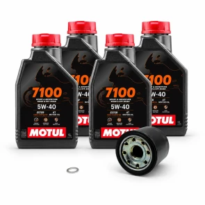 Kit Tagliando 4 Litri Rsv4 Tuono V4 Con Motul 7100 5w40