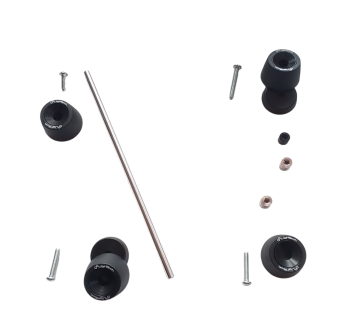 Lightech black front & rear axle sliders WAPAP402NER for Rs660 - Tuono 660