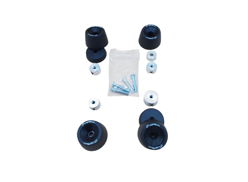 Lightech black wheel axle sliders WAPAP401 for Rsv4 – Tuono V4 -Dorsoduro – Shiver