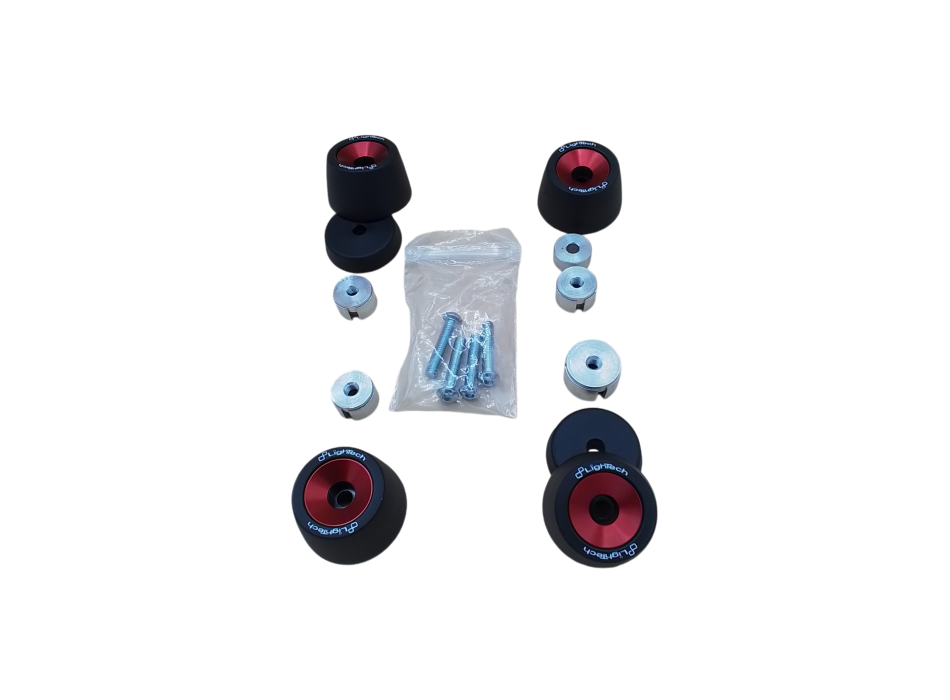 Lightech red wheel axle sliders WAPAP401 for Rsv4 – Tuono V4 -Dorsoduro – Shiver