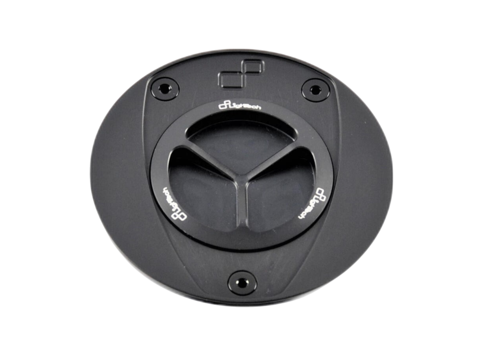 LighTech TFN214NER - Black Fuel Tank Cap with Screw Closure