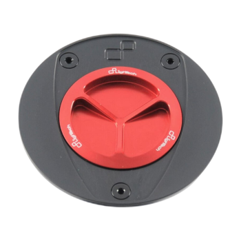 LighTech TFN214ROS - Red Fuel Tank Cap with Screw Closure