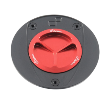 LighTech TFN214ROS - Red Fuel Tank Cap with Screw Closure