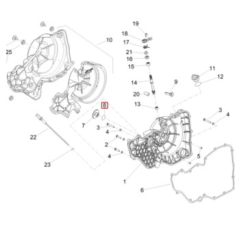O-Ring 857078 for timing inspection plug