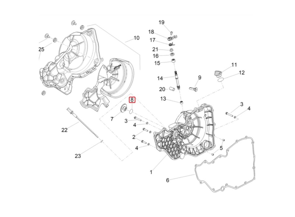 O-Ring 857078 for timing inspection plug