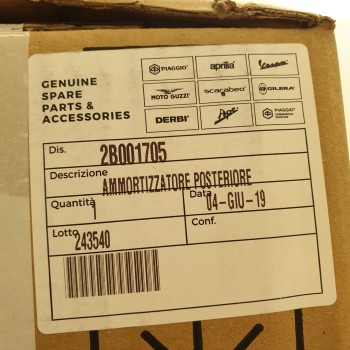 Ohlins Shock Absorber Tuono V4 Factory 2b001705