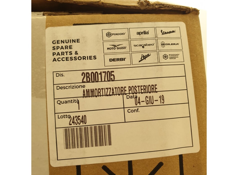Ohlins Shock Absorber Tuono V4 Factory 2b001705