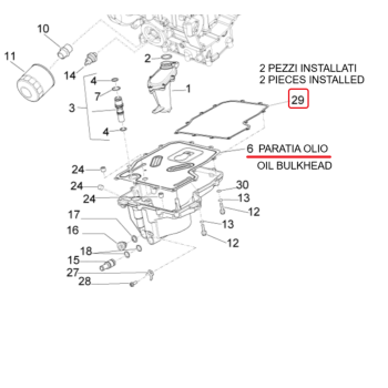 Oil Pan Gasket Rsv4 857452