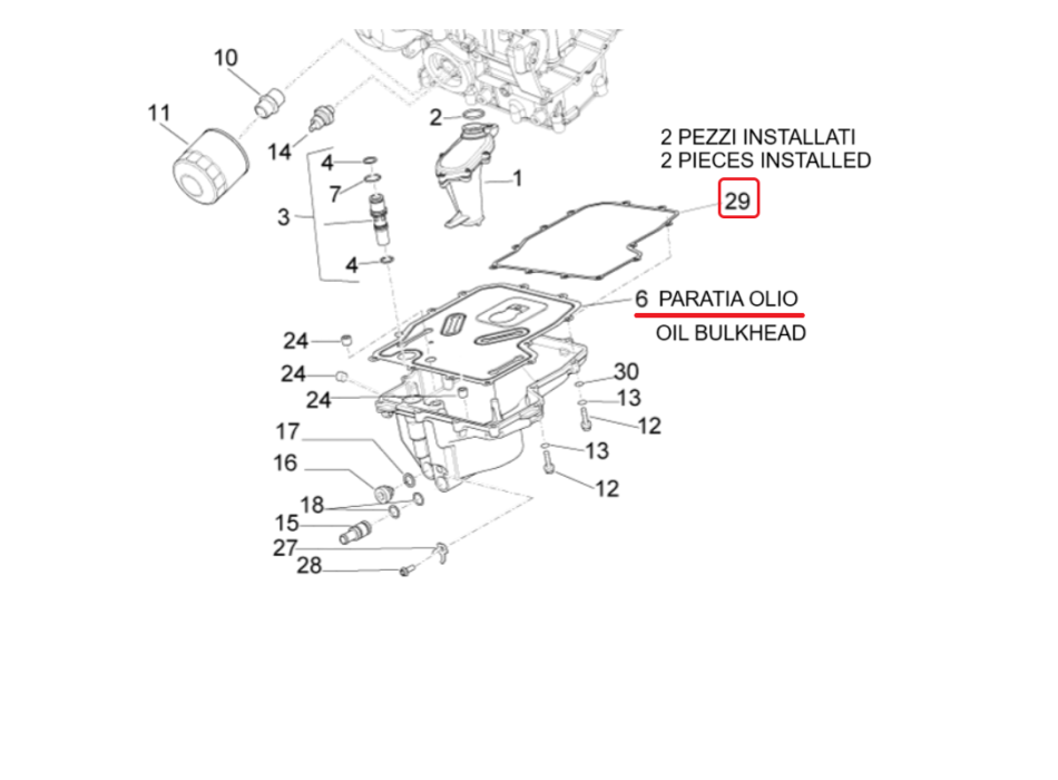Oil Pan Gasket Rsv4 857452