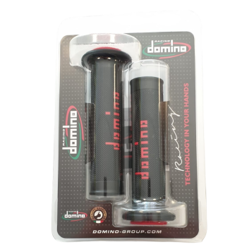 Pair Of Domino Black/grey Hand Grip