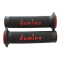 Coppia Manopole Domino Nero/rosso