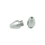 Pesi manubrio di Dilone Special Parts in ergal anodizzato argento