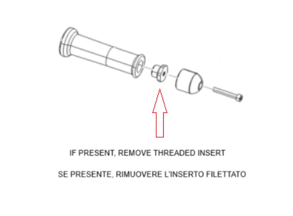 Pesi manubrio di Dilone Special Parts in ergal anodizzato nero