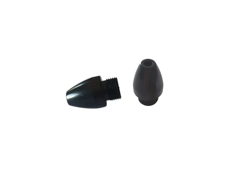 Pesi manubrio di Dilone Special Parts in ergal anodizzato nero