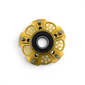 Portacorona Dilone In Ergal Dal Pieno Per RS660, Tuono 660, Tuareg 660 – Anodizzato Oro