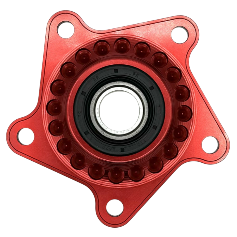 Portacorona In Ergal By Dilone - Rosso - per Aprilia V2, V4, Dorsoduro e Caponord
