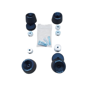 protezioni perni ruota Lightech neri WAPAP401 per Rsv4 - Tuono V4 -Dorsoduro - Shiver