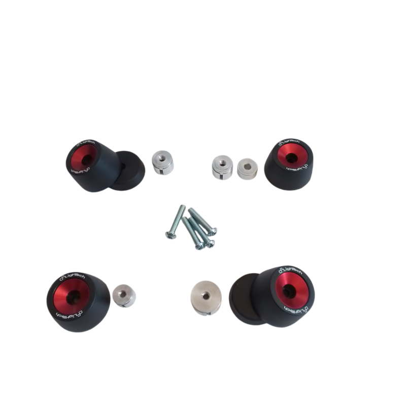 Protezioni perni ruota Lightech rossi WAPAP403 per Rsv4 - Tuono V4 dal 2022