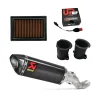 Racing Stage 2.5 Kit for Tuono V4 2025 (USA 2026) - Akrapovic Slip-On + UpMap + GRT Velocity Stacks + Air Filter