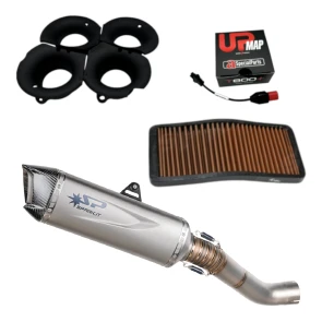 Racing Stage 2.5 Kit per RSV4 2025 (USA 2026) - SPARK Force Evo Slip-On + UpMap + GRT Cornetti + Filtro Aria