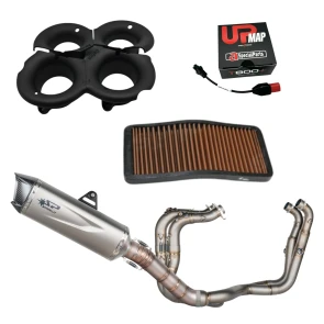 Racing Stage 3 Kit Aprilia RSV4 2025 (USA 2026) - SPARK Full System (Force Evo) + UpMap + GRT Cornetti + Filtro Aria