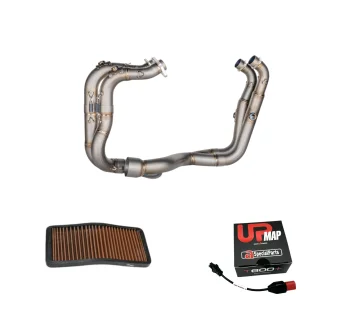 Racing Stage 3 Kit for RSV4 2021-2024 (USA 2025) - Spark Titanium Headers, Sprint Filter & UpMap