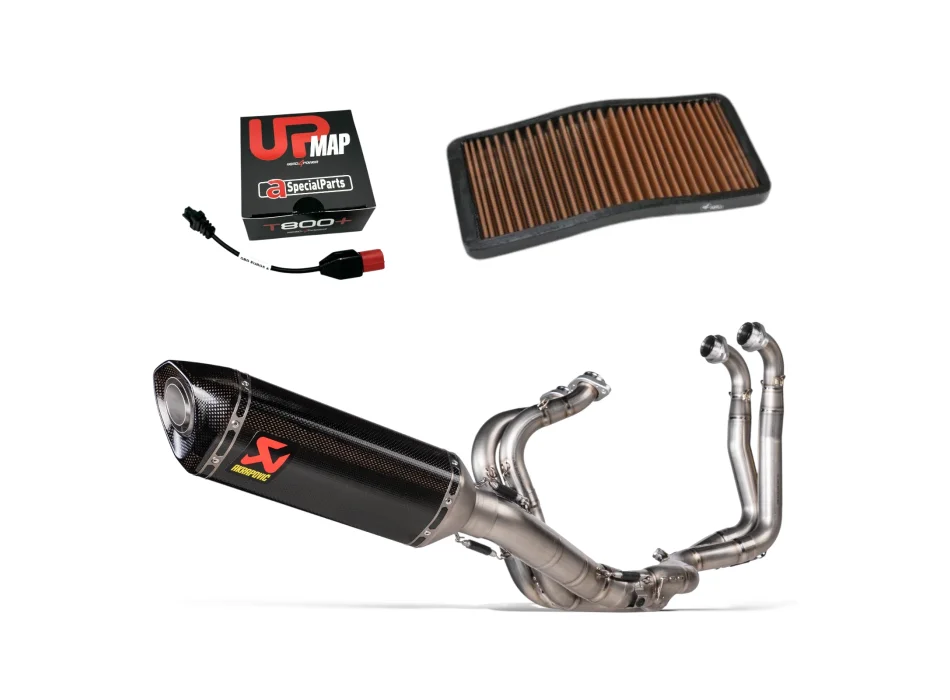 Racing Stage 3 Kit for RSV4 E5+ 2025 (USA 2026) – Akrapovic Full Exhaust, Sprint Filter & UpMap