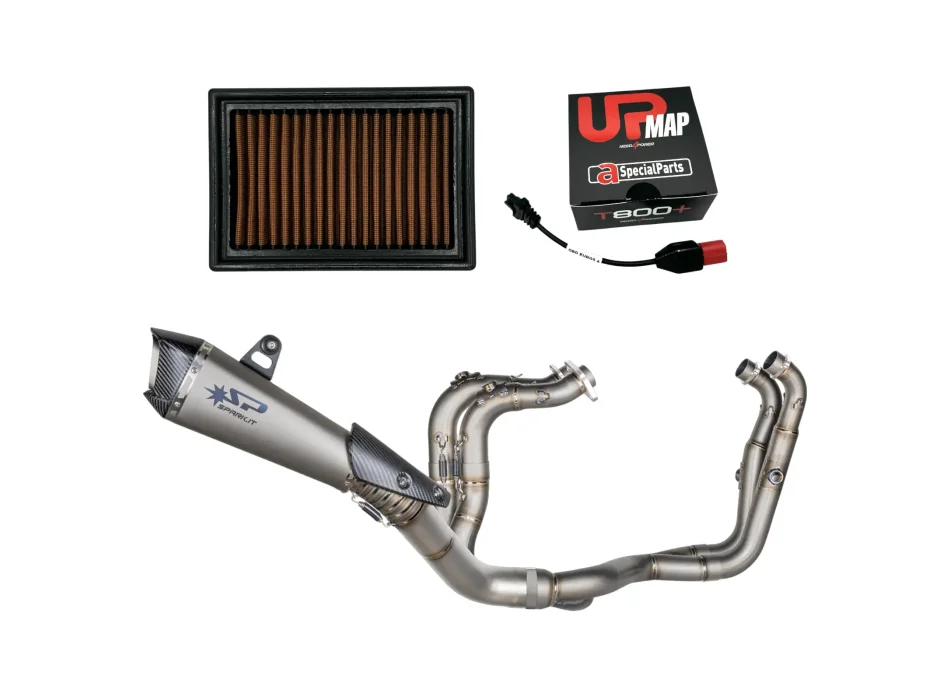 Racing Stage 3 Kit for Tuono V4 2021-2024 (USA 2025) – Spark Konix Exhaust, Sprint Filter & UpMap