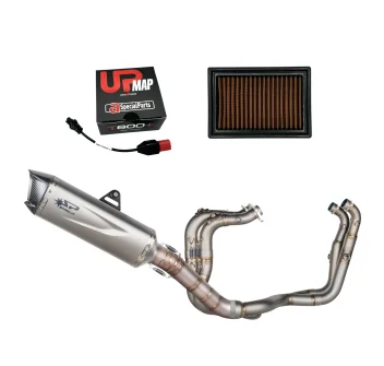 Racing Stage 3 Kit for Tuono V4 2025 (USA 2026) - Spark Force Evo Exhaust, Sprint Filter & UpMap