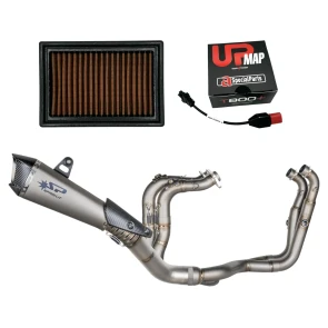 Racing Stage 3 Kit per Tuono V4 2021-2024 (USA 2025) - Scarico Spark Konix, Sprint Filter & UpMap