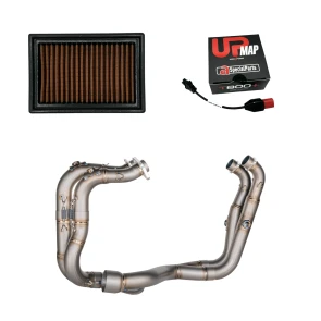Racing Stage 3 Kit per Tuono V4 2025 (USA 2026) - Collettori Spark in Titanio, Sprint Filter PM01S & UpMap