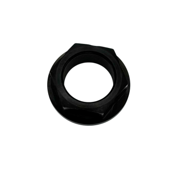 Rear Wheel Nut In Black Anodized Ergal 7075 For V4 V2