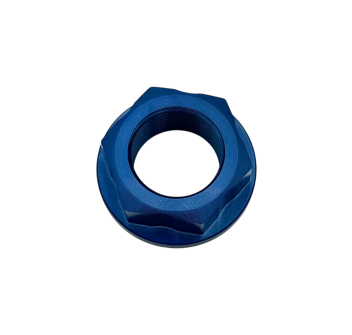 Rear Wheel Nut In Blue Anodized Ergal 7075 For All 660
