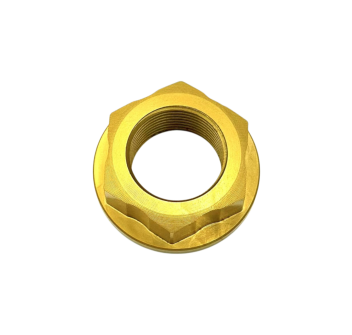 Rear Wheel Nut In Gold Anodized Ergal 7075 For All 660