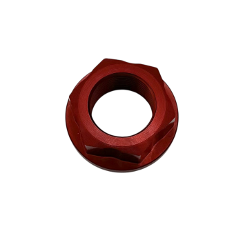 Rear Wheel Nut In Red Anodized Ergal 7075 For All 660