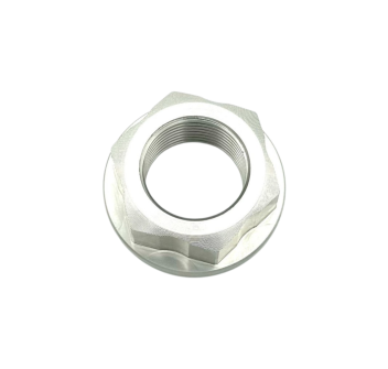 Rear Wheel Nut In Silver Anodized Ergal 7075 For All 660
