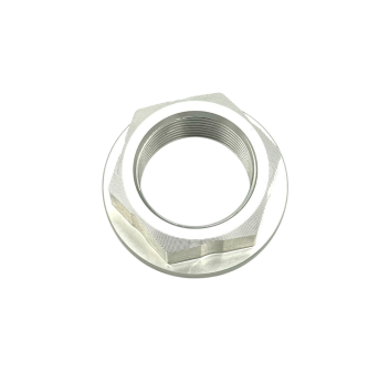 Rear Wheel Nut In Silver Anodized Ergal 7075 For V4 V2