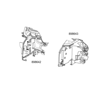 Right Dashboard Bracket Tuono V4 2011–2015 part no. 898642